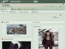 Tablet Screenshot of kinnas.deviantart.com