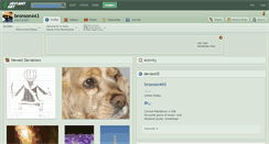 Desktop Screenshot of bronson443.deviantart.com