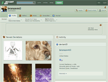 Tablet Screenshot of bronson443.deviantart.com
