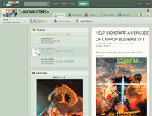 Tablet Screenshot of cannonbusters.deviantart.com