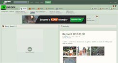 Desktop Screenshot of crazysane.deviantart.com