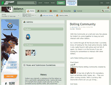 Tablet Screenshot of dollers.deviantart.com