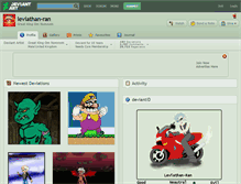 Tablet Screenshot of leviathan-ran.deviantart.com