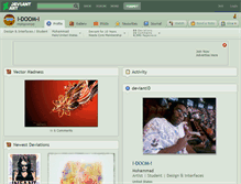 Tablet Screenshot of i-doom-i.deviantart.com