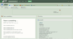 Desktop Screenshot of calicat.deviantart.com