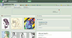 Desktop Screenshot of headphones-club.deviantart.com