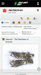 Mobile Screenshot of davisknives.deviantart.com