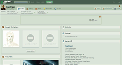 Desktop Screenshot of caplinger.deviantart.com