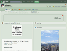 Tablet Screenshot of gaiafaye.deviantart.com