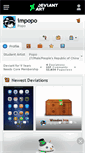 Mobile Screenshot of impopo.deviantart.com