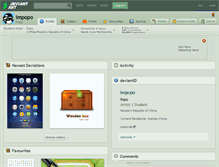 Tablet Screenshot of impopo.deviantart.com
