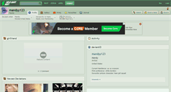 Desktop Screenshot of mandyy123.deviantart.com