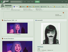 Tablet Screenshot of hahalulz.deviantart.com