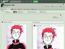 Tablet Screenshot of bankotsu-lider.deviantart.com