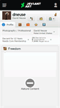 Mobile Screenshot of dneuse.deviantart.com
