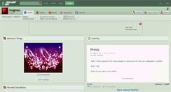 Desktop Screenshot of magmax.deviantart.com