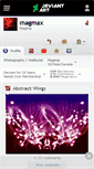 Mobile Screenshot of magmax.deviantart.com