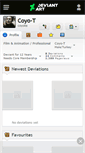 Mobile Screenshot of coyo-t.deviantart.com
