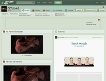 Tablet Screenshot of dltllink2.deviantart.com