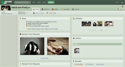 Desktop Screenshot of hands-are-pretty.deviantart.com