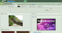 Desktop Screenshot of natureflowerstock.deviantart.com