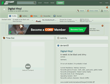 Tablet Screenshot of digital-vinyl.deviantart.com