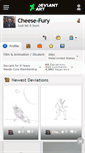 Mobile Screenshot of cheese-fury.deviantart.com