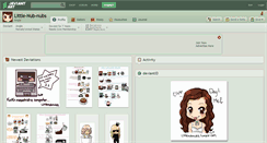 Desktop Screenshot of little-nub-nubs.deviantart.com