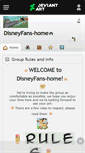 Mobile Screenshot of disneyfans-home.deviantart.com