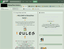 Tablet Screenshot of disneyfans-home.deviantart.com