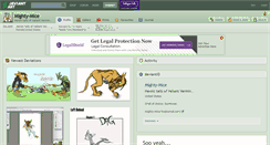 Desktop Screenshot of mighty-mice.deviantart.com