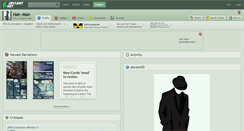 Desktop Screenshot of hat--man.deviantart.com