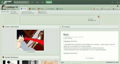 Desktop Screenshot of coolblue110.deviantart.com