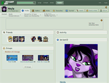 Tablet Screenshot of neyla.deviantart.com