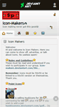 Mobile Screenshot of icon-makers.deviantart.com