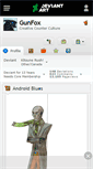 Mobile Screenshot of gunfox.deviantart.com