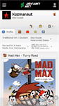 Mobile Screenshot of kozmanaut.deviantart.com