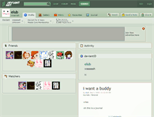 Tablet Screenshot of elub.deviantart.com