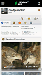Mobile Screenshot of coldpumpkin.deviantart.com