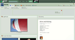 Desktop Screenshot of burnup.deviantart.com