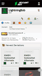 Mobile Screenshot of lightningbob.deviantart.com