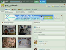 Tablet Screenshot of amor-vincit-omnia.deviantart.com