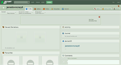 Desktop Screenshot of jamestowncrazy8.deviantart.com