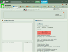 Tablet Screenshot of andrassa.deviantart.com