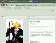 Tablet Screenshot of kg21.deviantart.com