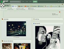 Tablet Screenshot of jersey11.deviantart.com