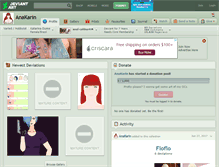 Tablet Screenshot of anakarin.deviantart.com