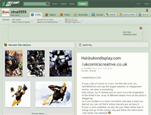 Tablet Screenshot of cirus5555.deviantart.com