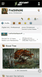 Mobile Screenshot of freshpaint.deviantart.com