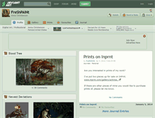 Tablet Screenshot of freshpaint.deviantart.com